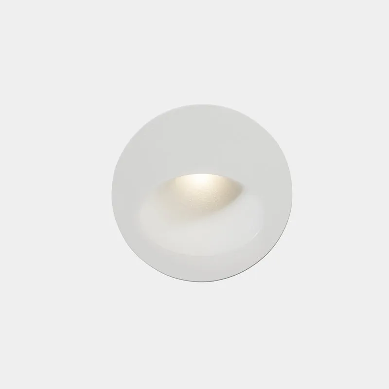 Empotrable de pared LedsC4 Bat Round Oval LED blanco 3000K IP66 05-E014-14-CL