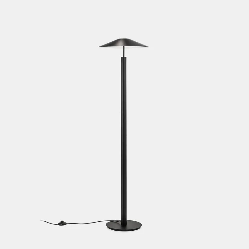 Lámpara de pie LedsC4 H LED negro arenado 2700K 25-7742-05-05