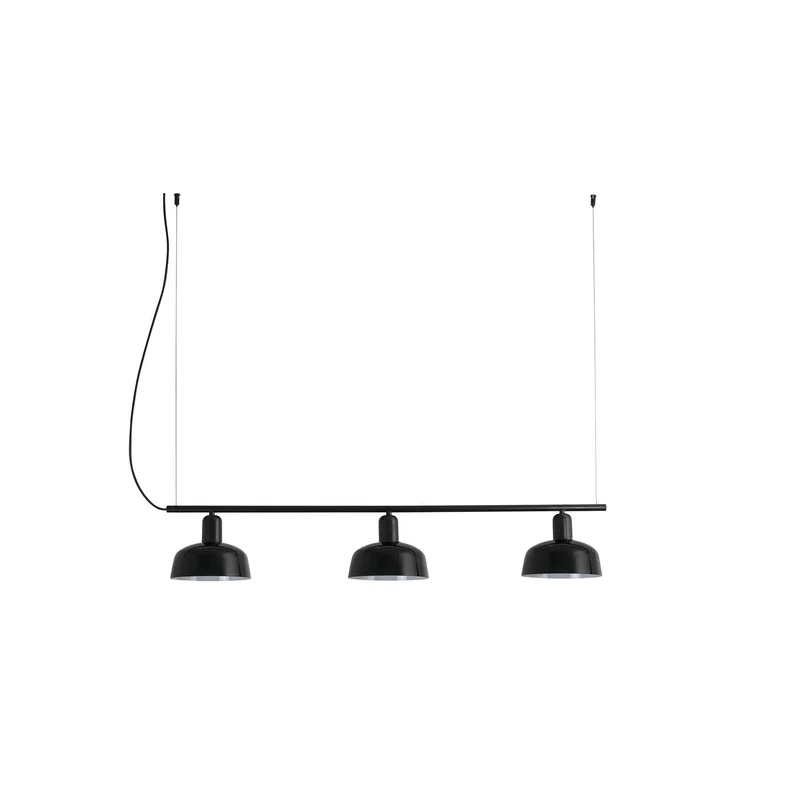 Lámpara de techo colgante Faro Tatawin E27 LED negro 20338-117 para salón y comedor
