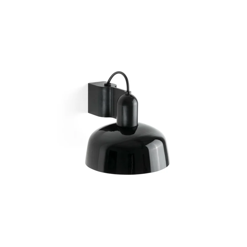 Lámpara de pared aplique Faro Tatawin E27 LED negro 20335-117