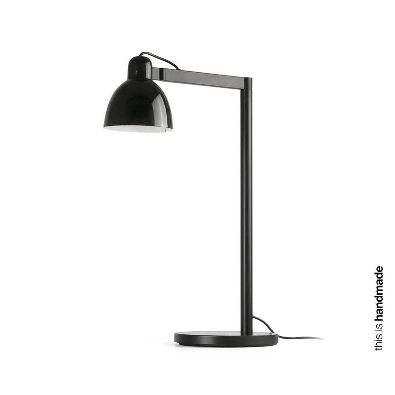 Lámpara de mesa Faro Venice E27 LED negro brillo 64276-112