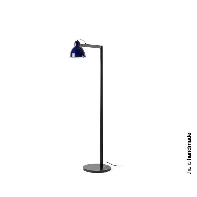 Lámpara de pie salón Faro Venice E27 LED azul brillo 64275-115