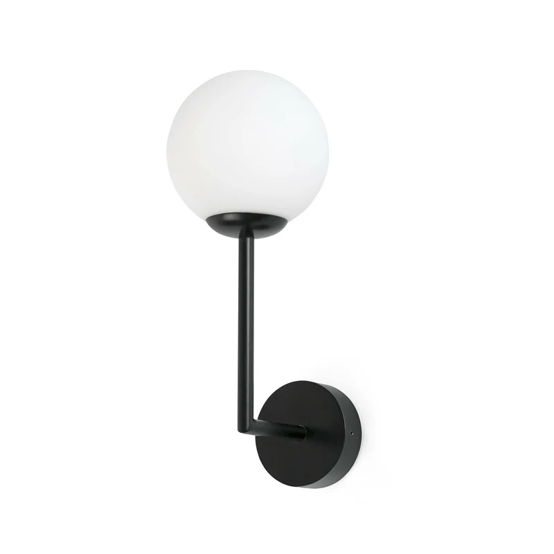 Lámpara de pared aplique Faro Gala G9 LED negro mate IP44 63506
