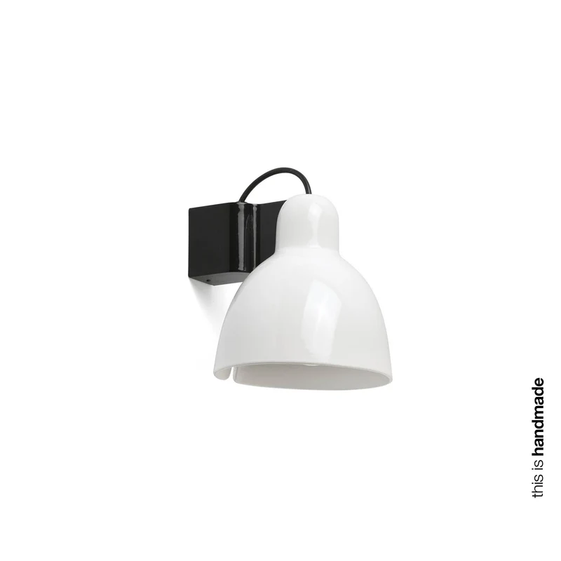Lámpara de pared aplique Faro Venice E27 LED blanco brillo 64270 para dormitorio y pasillo