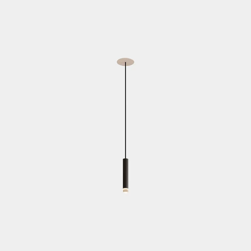 Lámpara de techo colgante LedsC4 Candle XS Recessed LED negro 2700K 00-8528-60-60