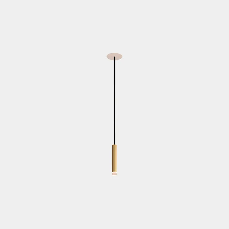Lámpara de techo colgante LedsC4 Candle XS Recessed LED latón 2700K 00-8528-27-27