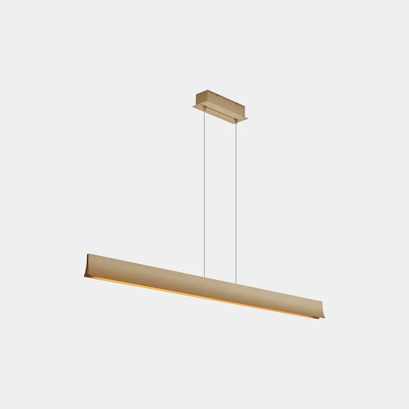 Lámpara de techo colgante LedsC4 Bravo LED oro 3000K 00-4925-F5-M1