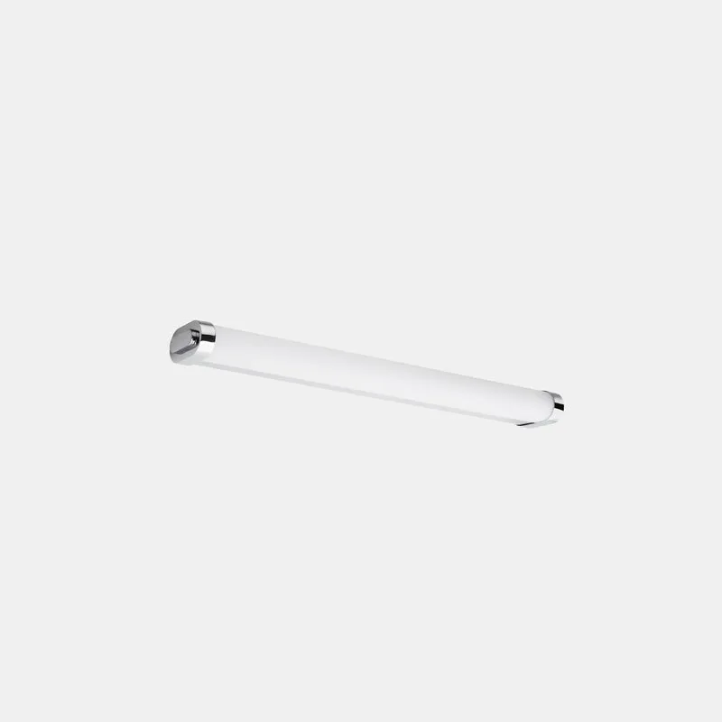 Aplique LED de baño LedsC4 Toi Led Medium LED cromo arenado 3000K IP44 05-7833-21-M1