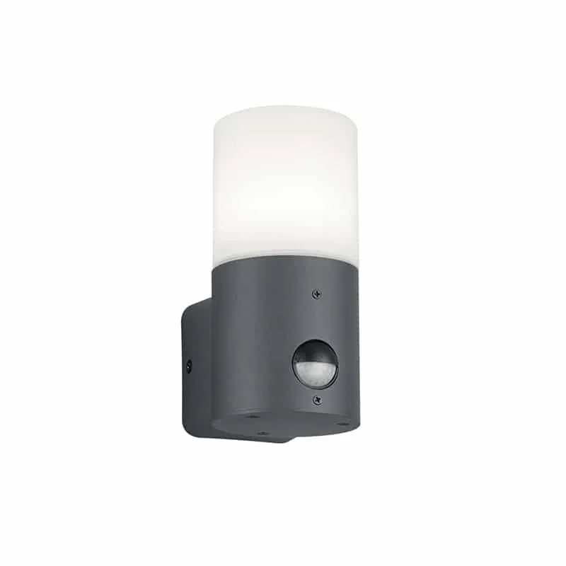 Aplique de exterior Trio Hoosic antracita con sensor movimiento IP44 2