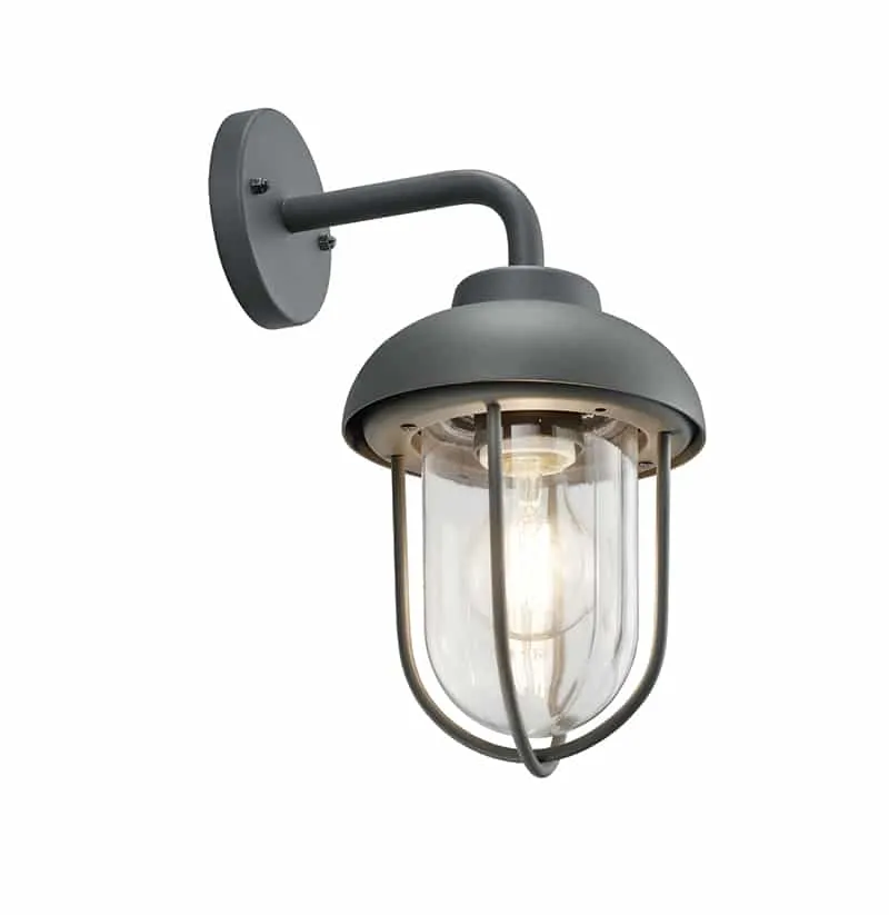 Aplique de exterior Trio Duero antracita IP44 33cm 2