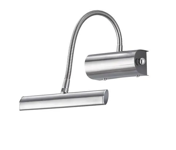 Aplique de pared Trio Curtis LED níquel mate 3000K regulable 35cm 279770107