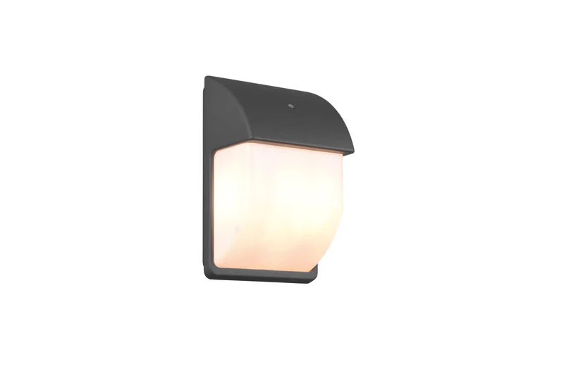 Aplique de exterior Trio Mersey 2 luces antracita sensor crepuscular IP44 212160242