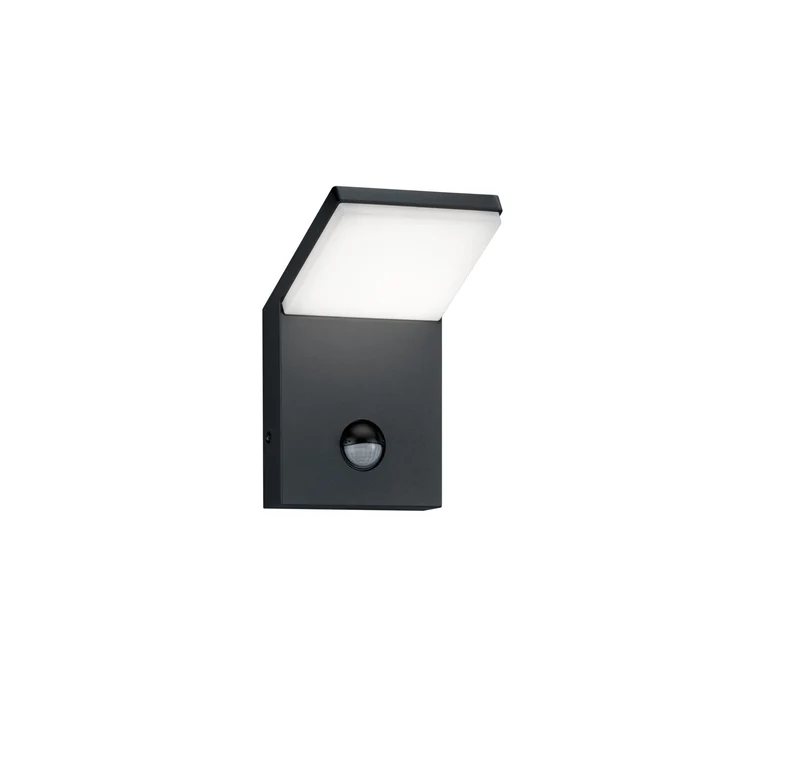 Aplique de exterior Trio Pearl LED antracita 3000K con sensor movimiento IP54 221169142