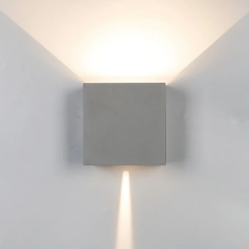 Mantra Davos XL Aplique exterior LED 2x10W 3000K IP65 gris oscuro 7435