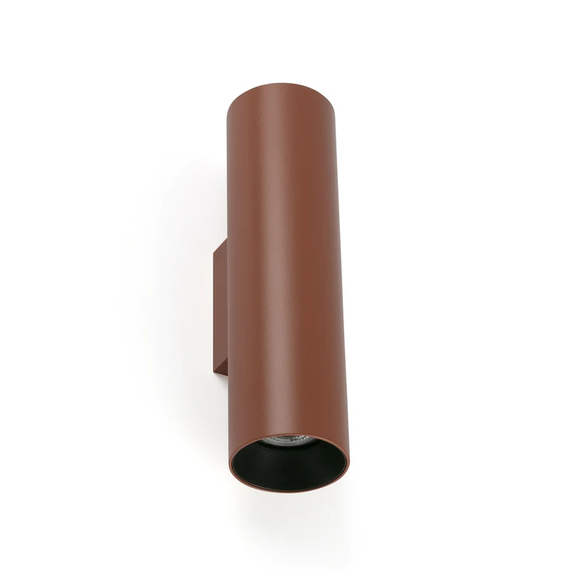 Lámpara de pared aplique Faro Stan 2 luces GU10 LED terracota 43766