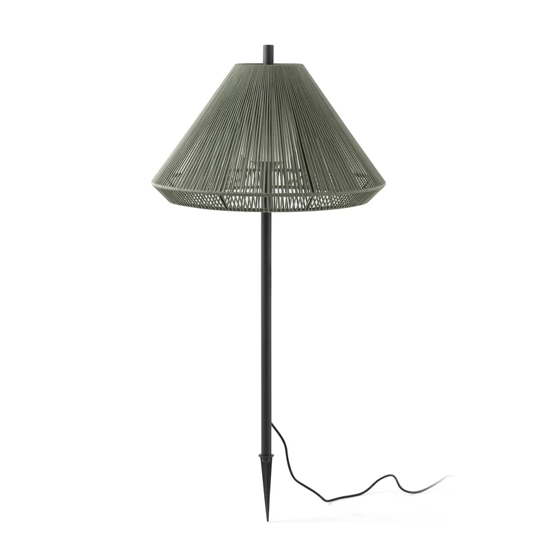 Estaca/Pincho de exterior Faro Saigon 137cm E27 LED verde IP65 opal out 71575P-11 para jardín
