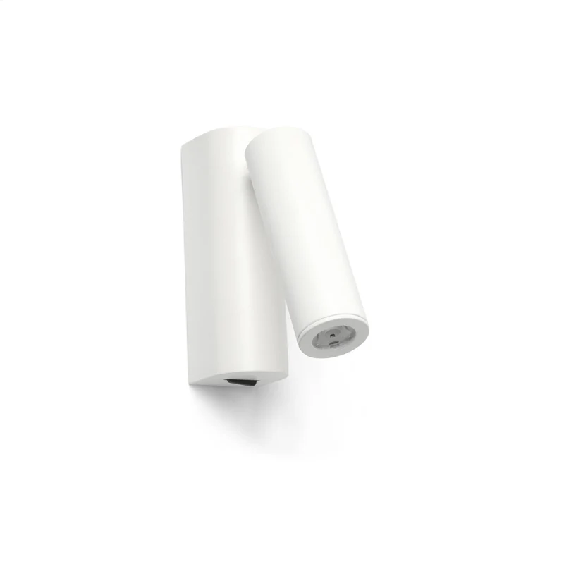 Lámpara de pared aplique Faro Rob con lector LED blanco mate 3000K 68508