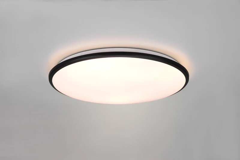 Plafón LED Trio Limbus negro mate R67021932