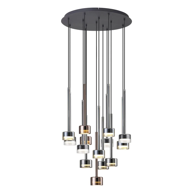 Mantra Tonic Lámpara de techo colgante 14 luces cristal multicolor 7879