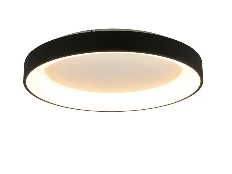 Mantra Niseko II Plafón LED 65cm regulable 2700K-5000K negro 8580
