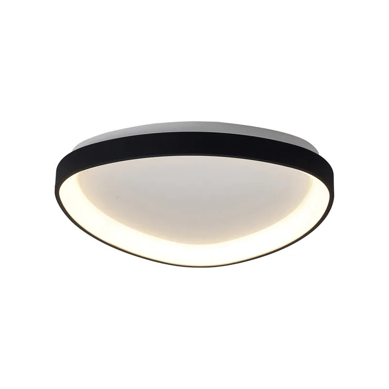 Mantra Niseko II Plafón LED triangular 61cm regulable 2700K-5000K negro 8634