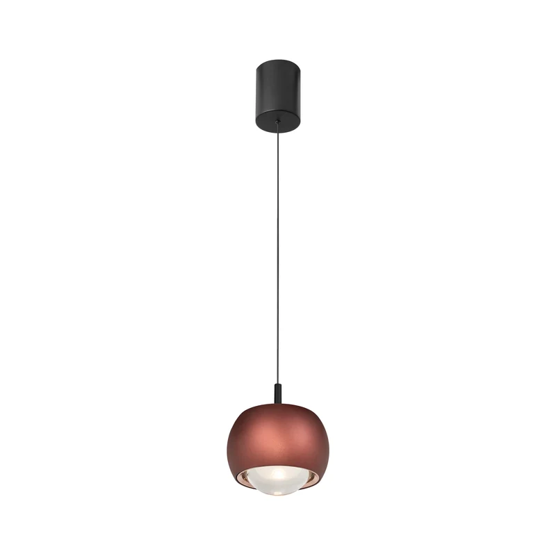 Mantra Roller Lámpara de techo colgante 1 Luz café 8408