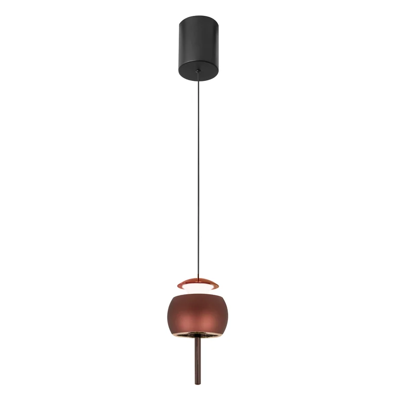 Mantra Roller Lámpara de techo colgante 1 Luz café 8411