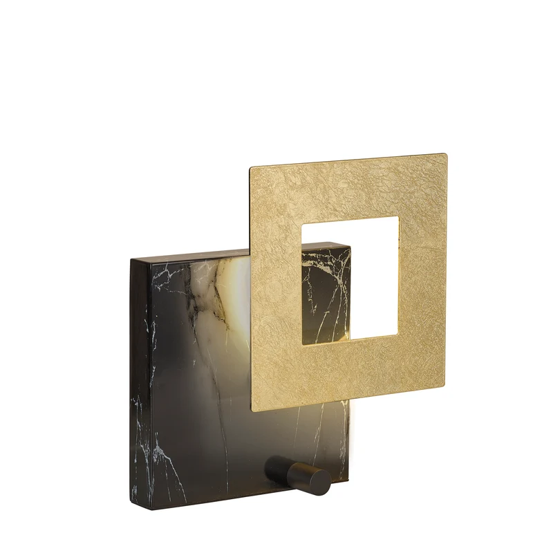 Mantra Dalia Sobremesa LED 18W oro/negro mármol 8520