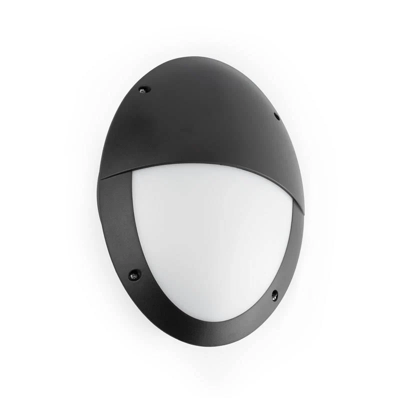 Faro Duero Aplique pared exterior negro 71235