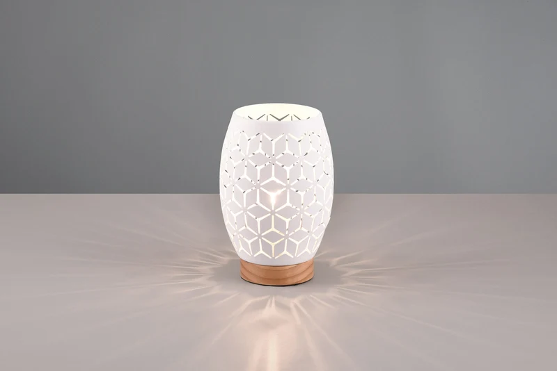 Lámpara de sobremesa Trio Bidar blanco mate R51571031