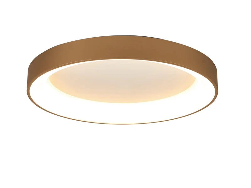 Mantra Niseko II Plafón LED 65cm regulable 2700K-5000K oro 8583 para salón y comedor