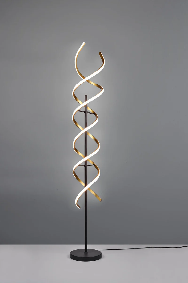 Lámpara de pie Trio Sequence LED bronce mate regulable 150cm 441810208