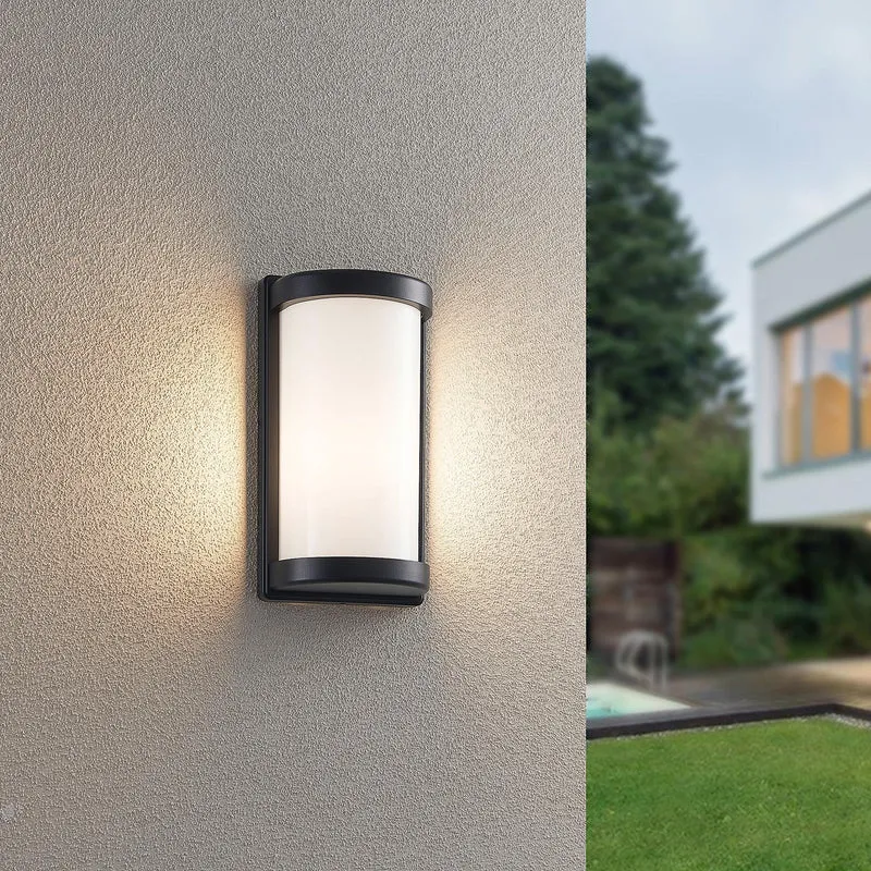 Aplique de exterior Trio Puelo negro mate IP44 R21186132