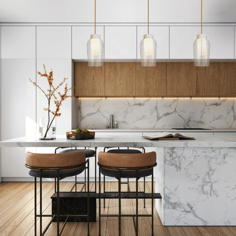 Mantra Nora Lámpara de techo colgante 1 Luz oro/blanco 8398