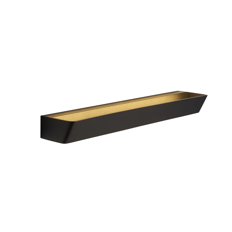 Aplique de pared Mantra Altea LED aluminio negro 3000K 50cm 40W 8370