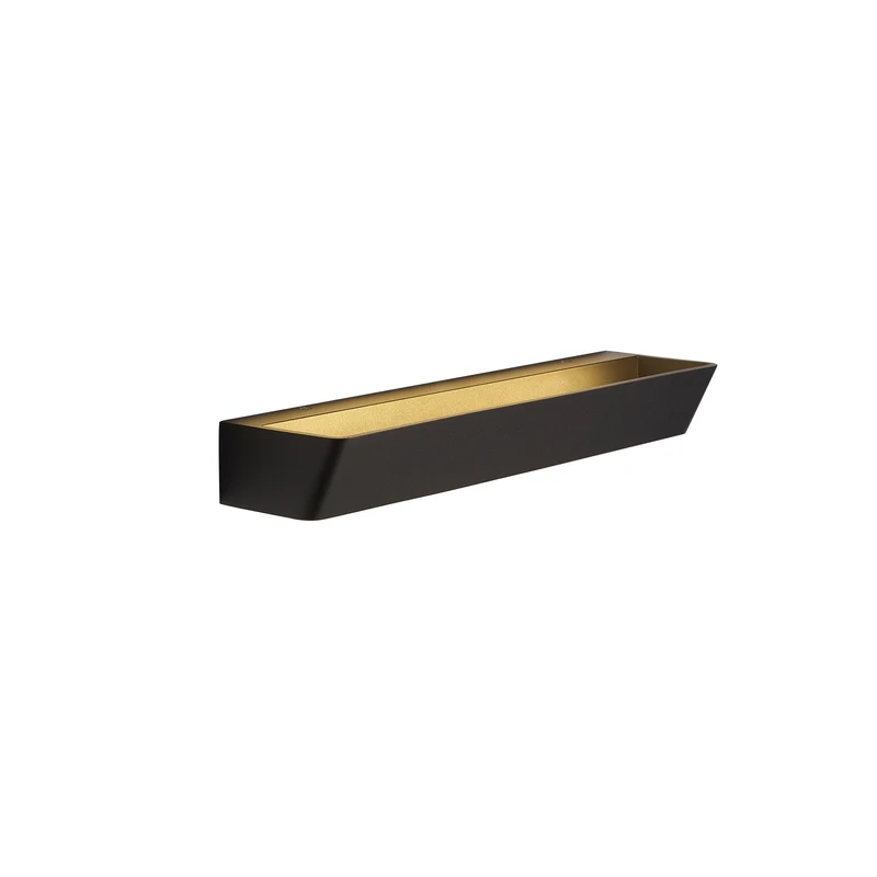 Aplique de pared Mantra Altea LED aluminio negro 3000K 37cm 30W 8369