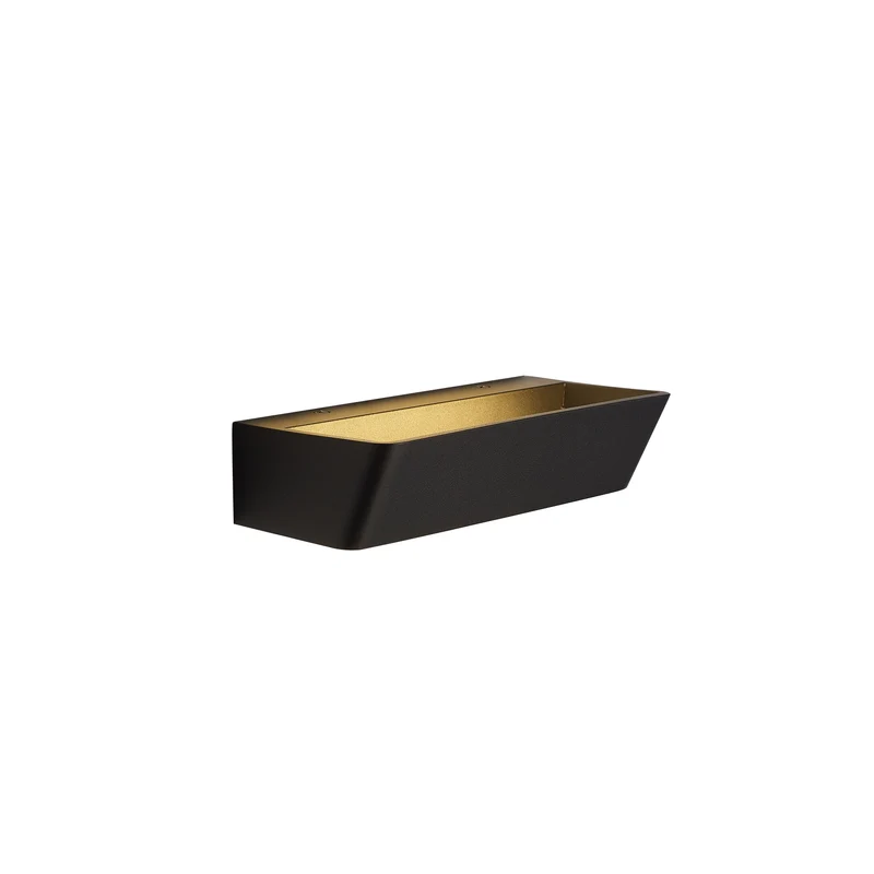 Aplique de pared Mantra Altea LED aluminio negro 3000K 22cm 21W 8368