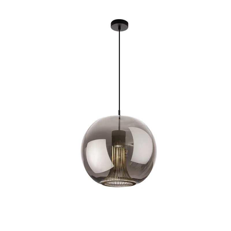Mantra Kriss Lámpara de techo colgante GU10 Cilindro oro/cromo 8523