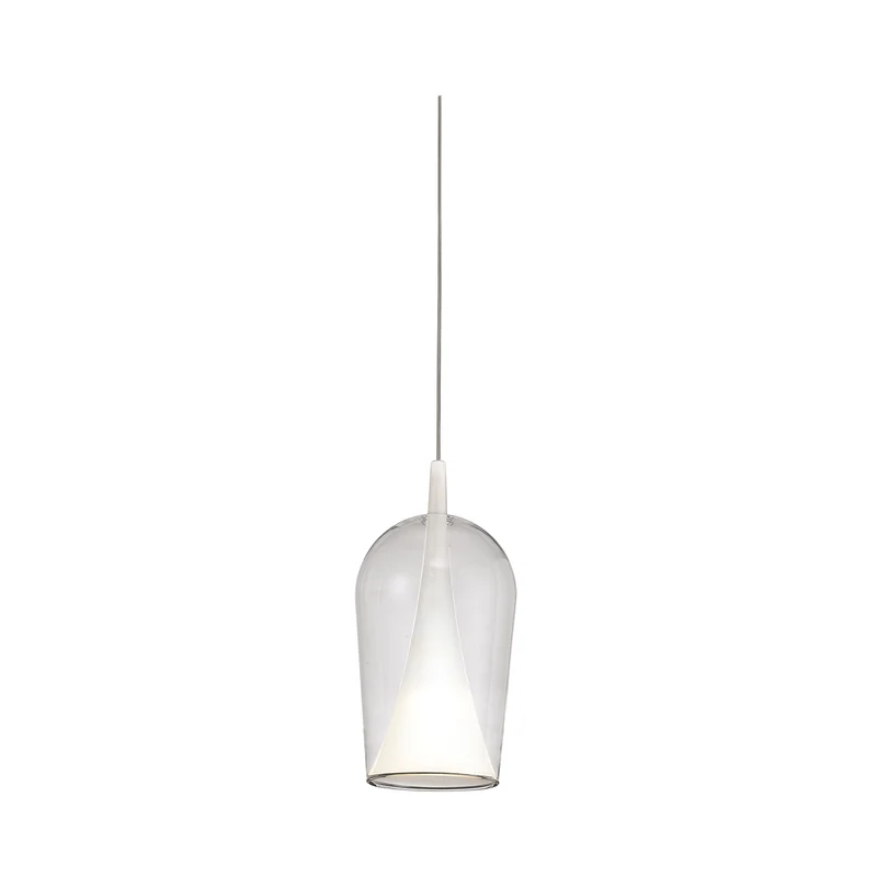 Mantra Elsa Cuerpo colgante de el champ de cristal transparente 8250 para dormitorio y salón