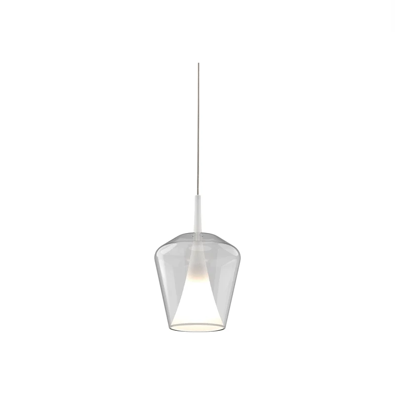 Mantra Elsa Cuerpo colgante de campana de cristal transparente 8245