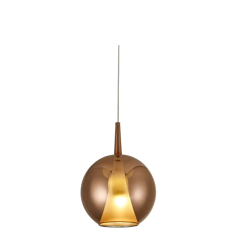 Mantra Elsa Cuerpo colgante de bola de cristal cobre 8241