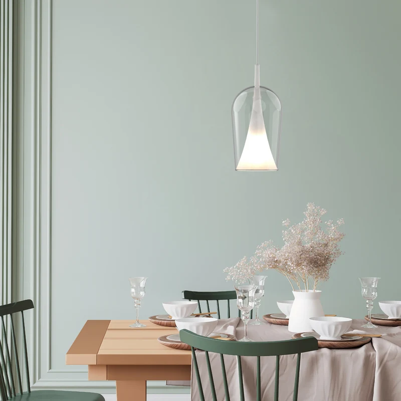 Mantra Elsa Lámpara de techo colgante 1 Luz blanco 8257