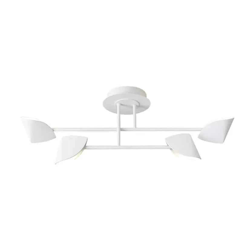 Mantra Capuccina Plafón Pequeño 4 Luces LED 30W 3000K blanco 7574 para dormitorio y pasillo