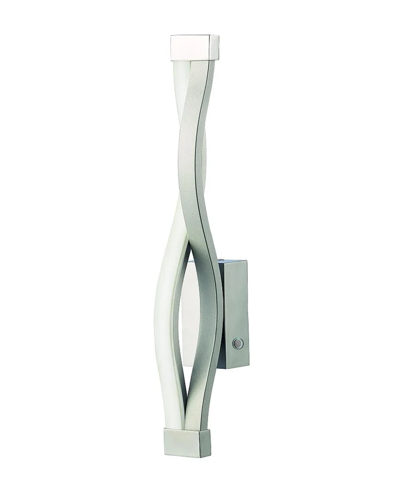 Mantra Lámpara de pared aplique LED plata cromo 4867 para dormitorio y pasillo