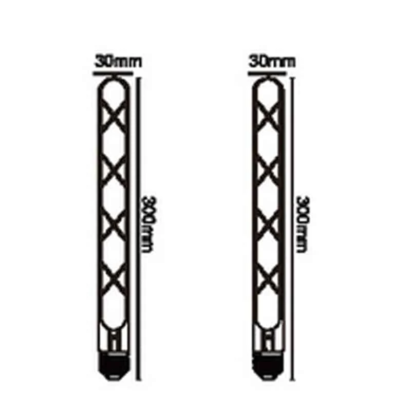 Mantra Bombilla E27 LED E27 7W 2400K 660lm T30 transparente R09232