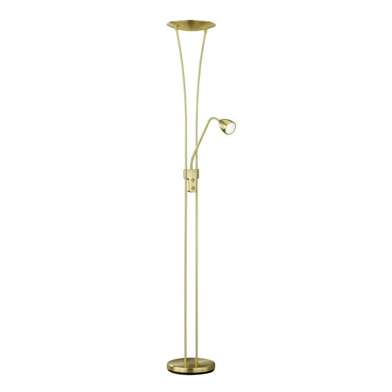 Lámpara de pie Trio Arizona LED bronce mate 3000K regulable 180cm 4