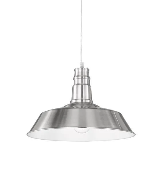 Lámpara de techo colgante Trio Will níquel mate 150cm R
