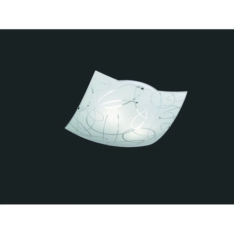 Plafón de techo Trio Spirelli 2 luces blanco 40cm 6