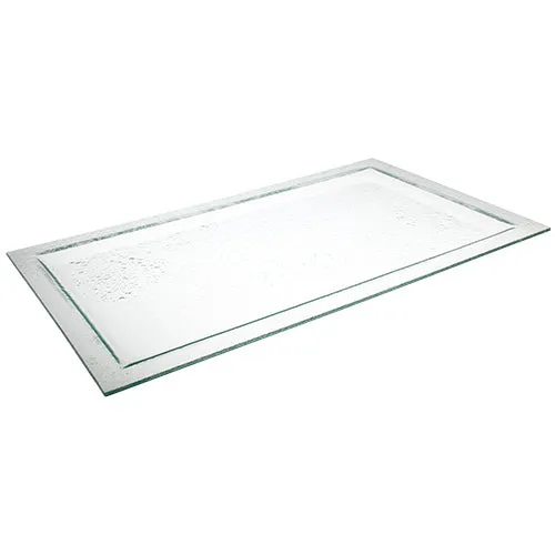YQ7064 Charola Vidrio Transparente 52 cm