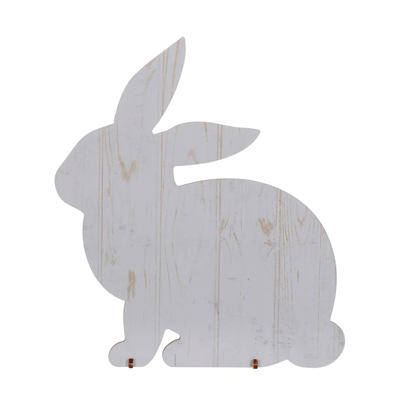 Art.12564 Conejo Textura Madera 20x17x4.5cm (aprox) 1pz